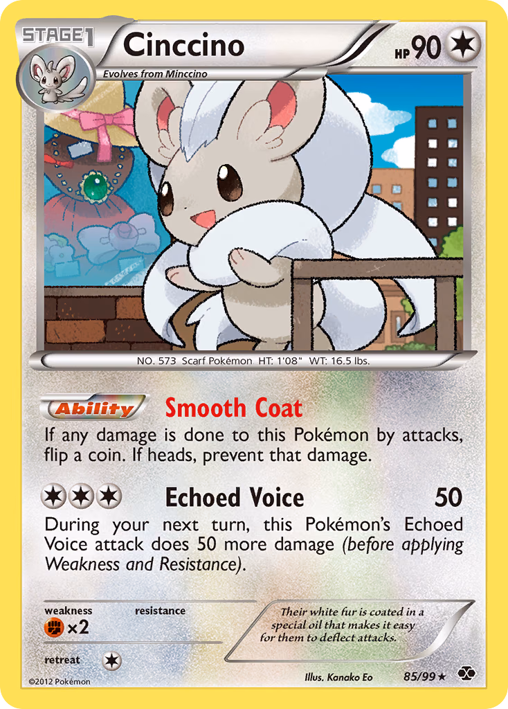 Cinccino Pokemon card (85/99, Next Destinies)