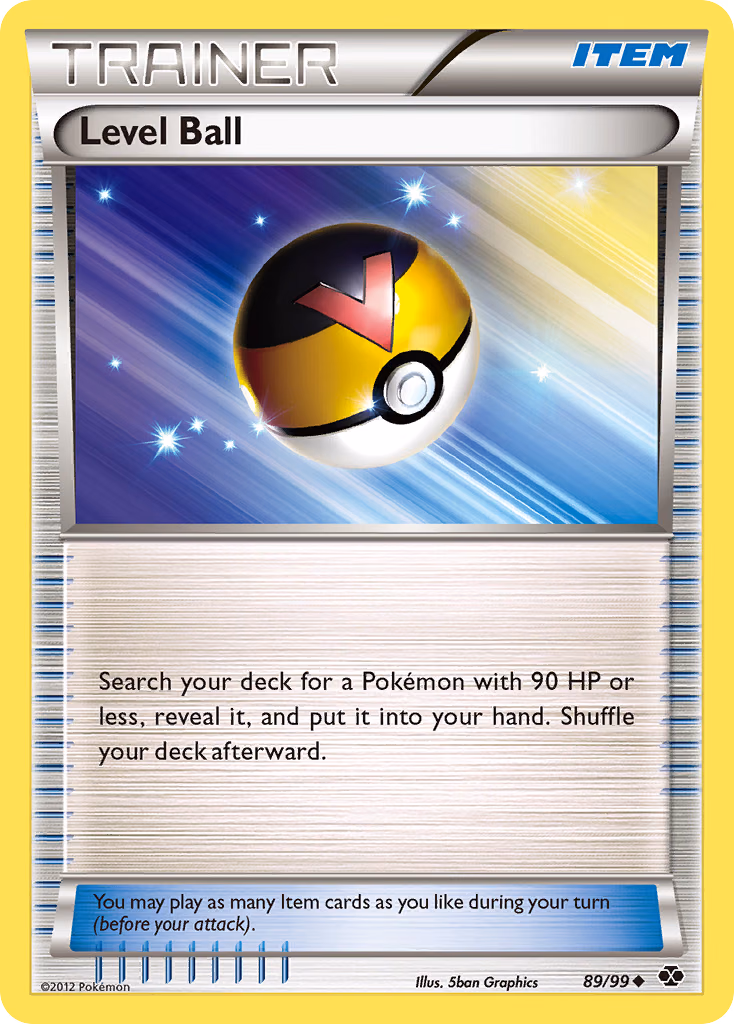 Level Ball Pokemon card (89/99, Next Destinies)