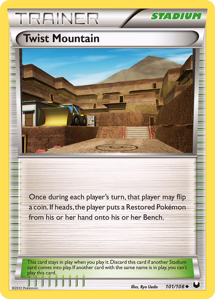Twist Mountain Pokemon card (101/108, Dark Explorers)