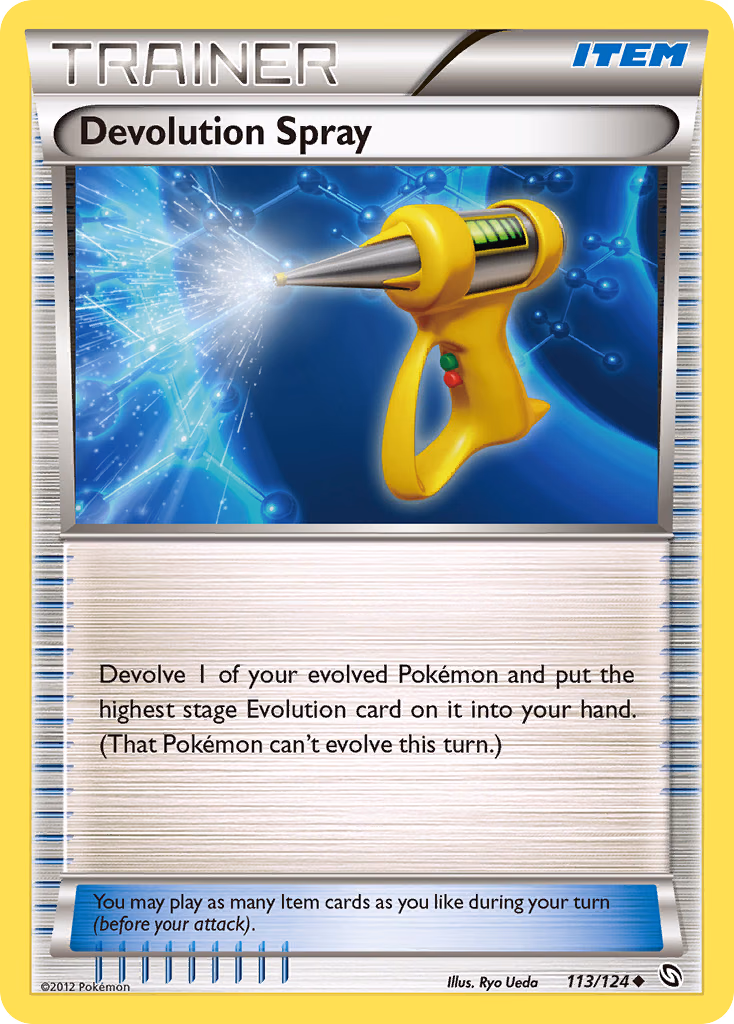 Devolution Spray Pokemon card (113/124, Dragons Exalted)