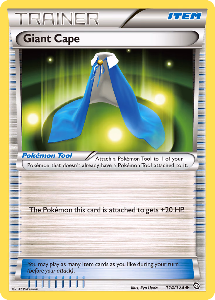 Giant Cape Pokemon card (114/124, Dragons Exalted)