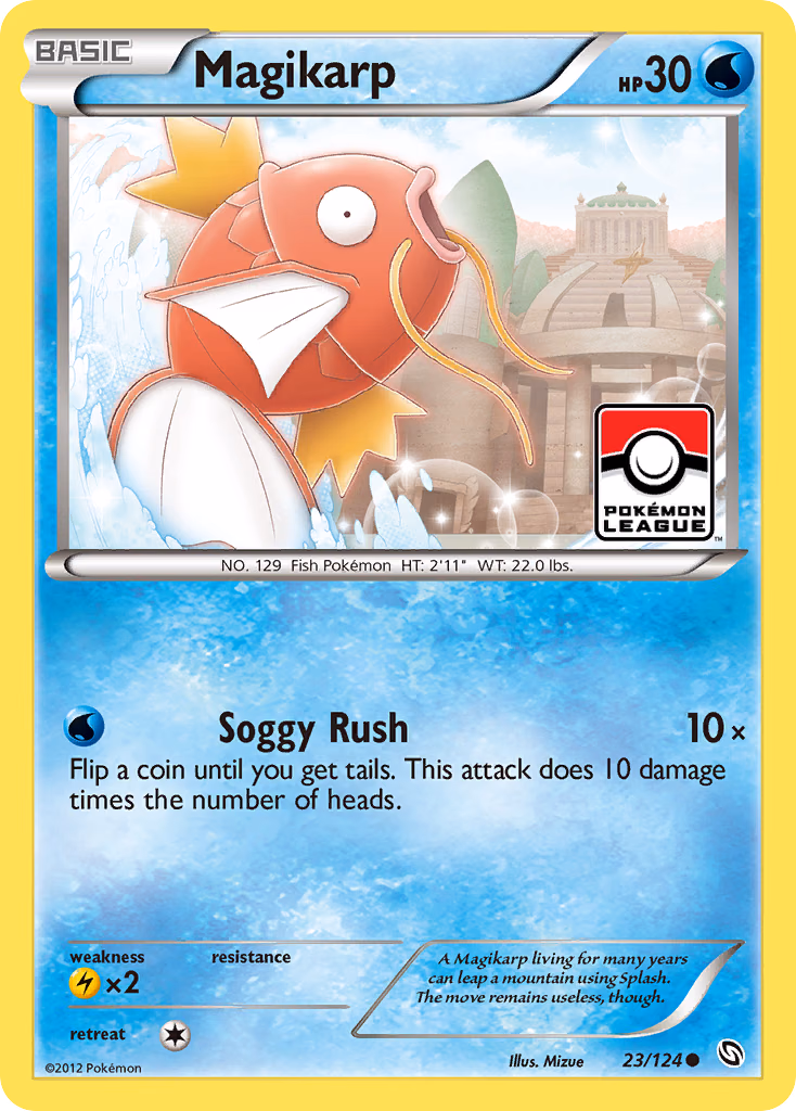 Magikarp Pokemon card (23/124, Dragons Exalted)