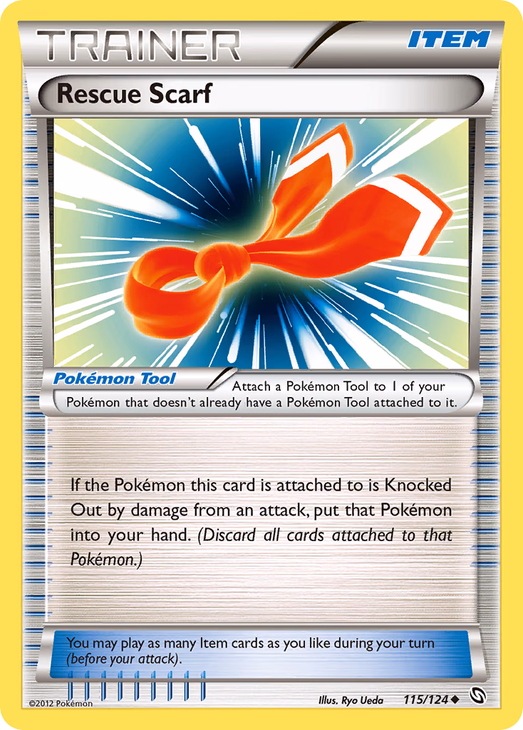 Rescue Scarf Pokemon card (115/124, Dragons Exalted)