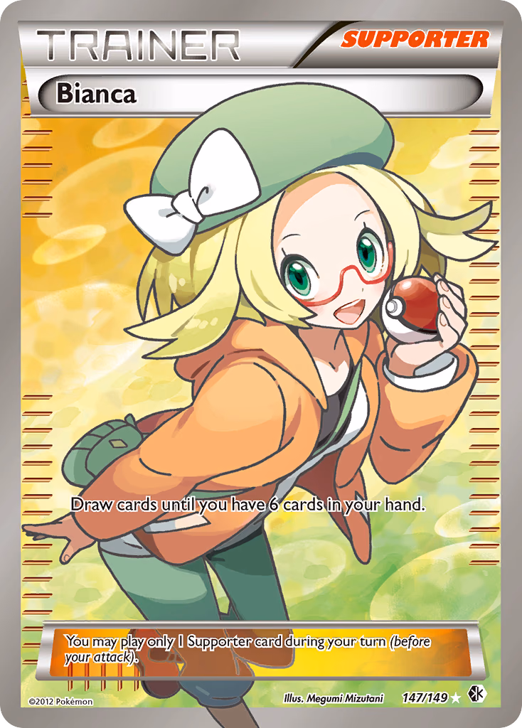 Bianca Pokemon card (147/149, Boundaries Crossed)