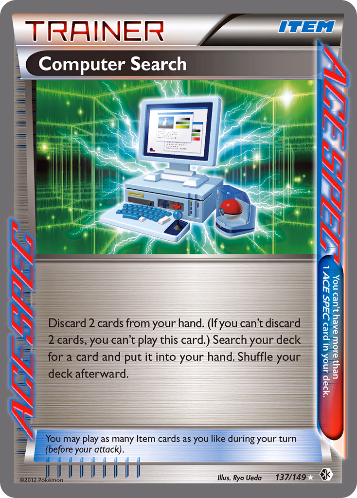 Computer Search Pokemon card (137/149, Boundaries Crossed)