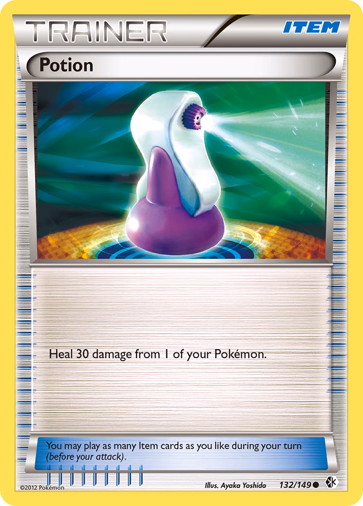 Potion Pokemon card (132/149, Boundaries Crossed)