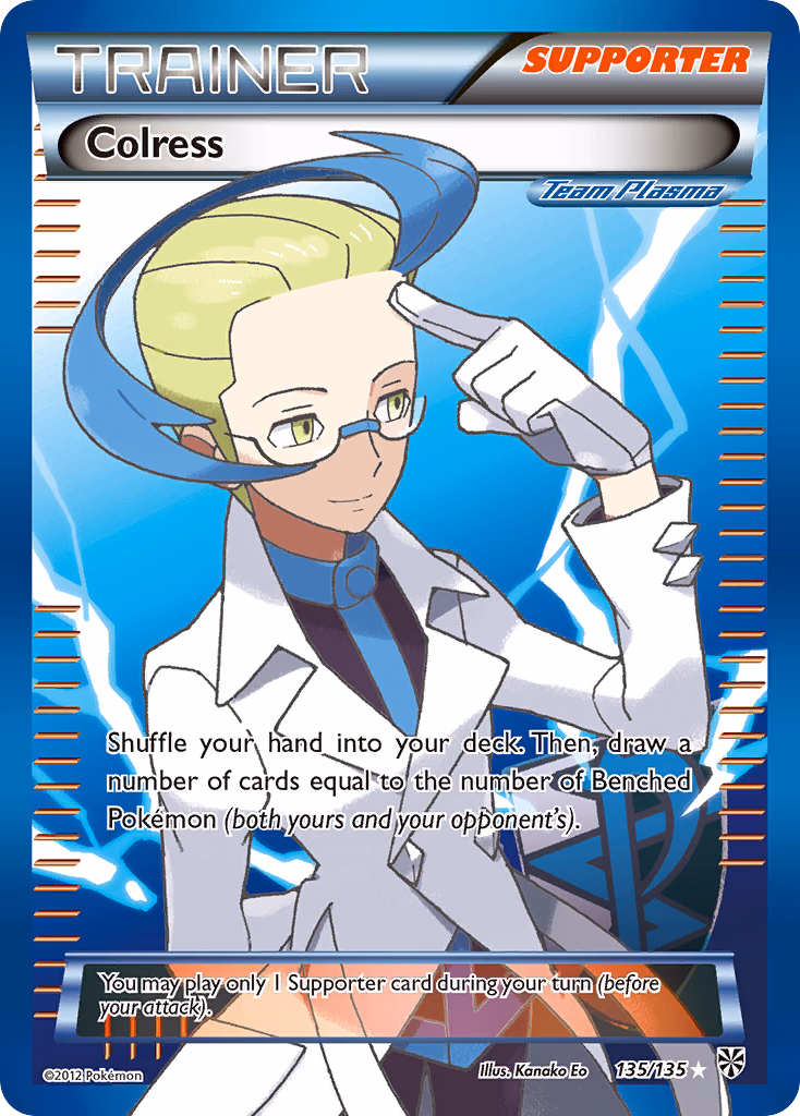 Colress Pokemon card (135/135, Plasma Storm)