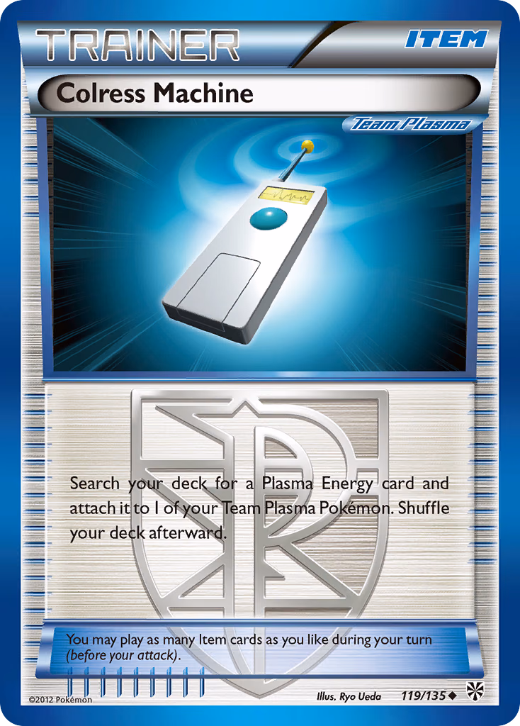 Colress Machine Pokemon card (119/135, Plasma Storm)