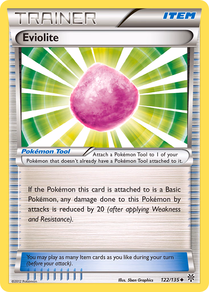 Eviolite Pokemon card (122/135, Plasma Storm)