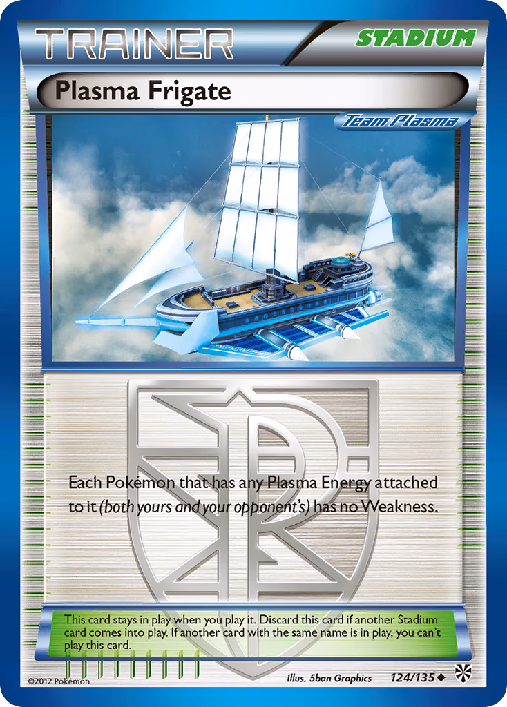 Plasma Frigate Pokemon card (124/135, Plasma Storm)