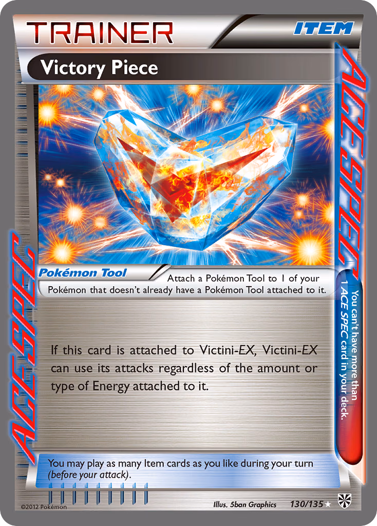 Victory Piece Pokemon card (130/135, Plasma Storm)