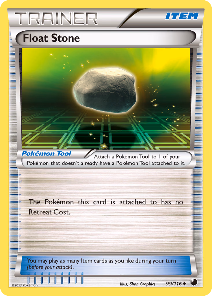 Float Stone Pokemon card (99/116, Plasma Freeze)