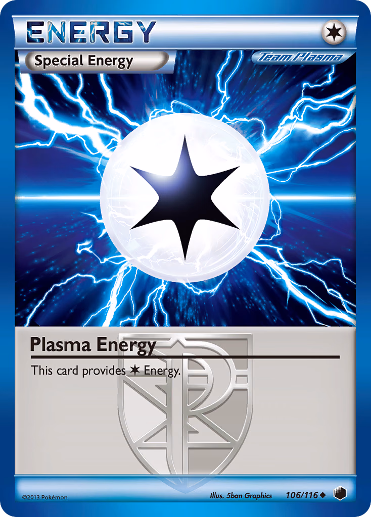 Plasma Energy Pokemon card (106/116, Plasma Freeze)