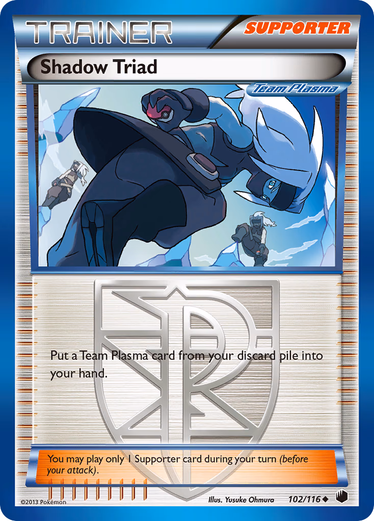 Shadow Triad Pokemon card (102/116, Plasma Freeze)