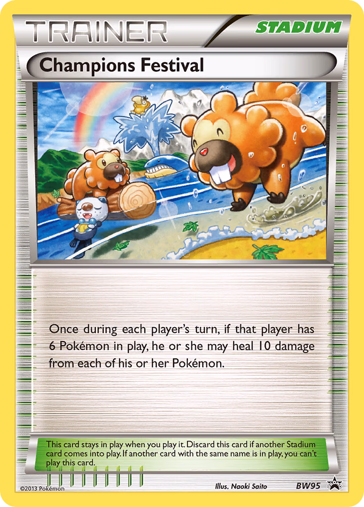 Champions Festival Pokemon card (BW95, BW Black Star Promos)