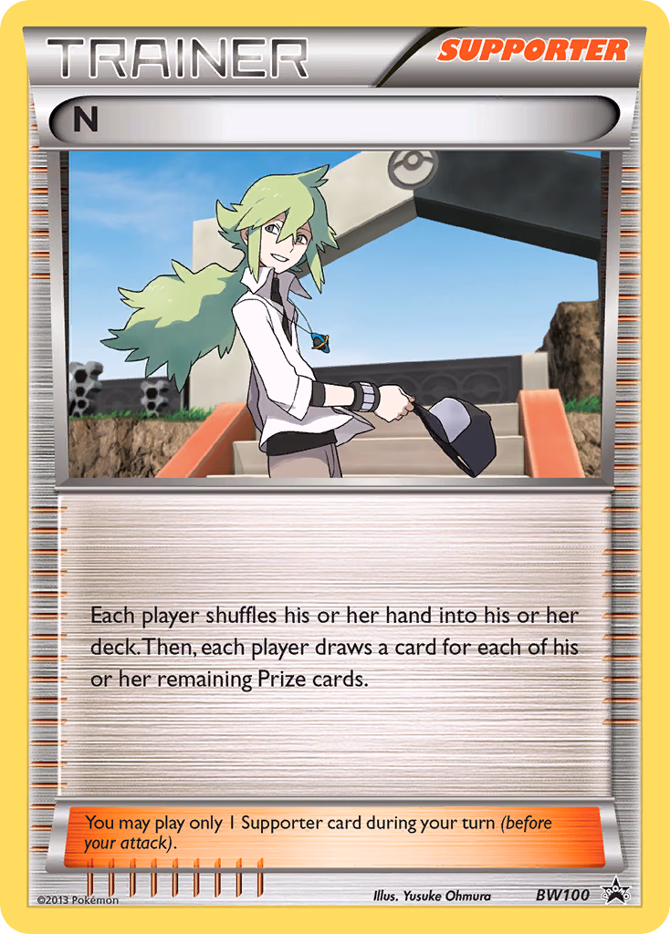 N Pokemon card (BW100, BW Black Star Promos)
