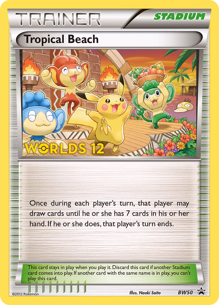 Tropical Beach Pokemon card (BW50, BW Black Star Promos)
