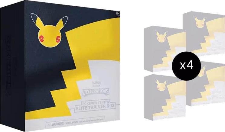 Pokemon Celebrations Pokemon Center Elite Trainer Box Case (Exclusive)