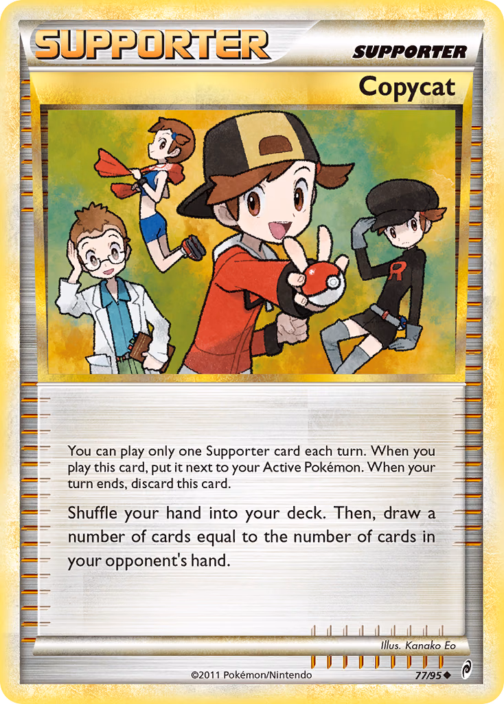Copycat Pokemon card (77/95, Call of Legends)