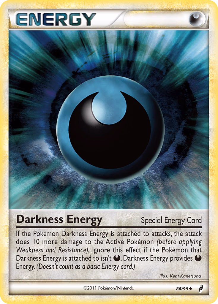 Darkness Energy Pokemon card (86/95, Call of Legends)