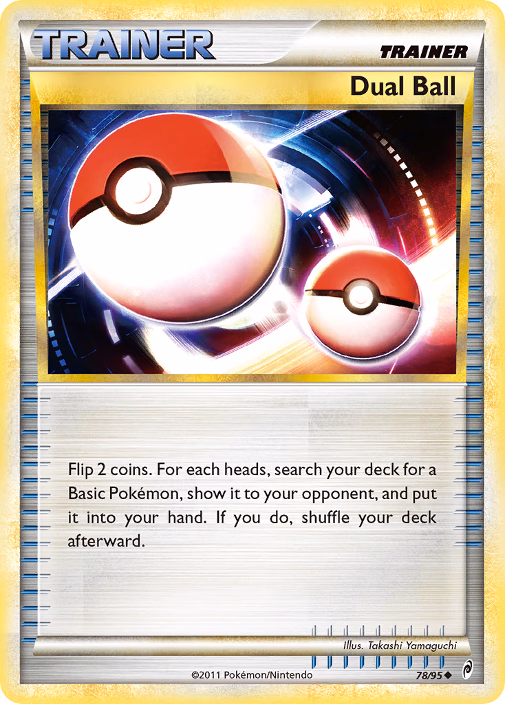Dual Ball Pokemon card (78/95, Call of Legends)