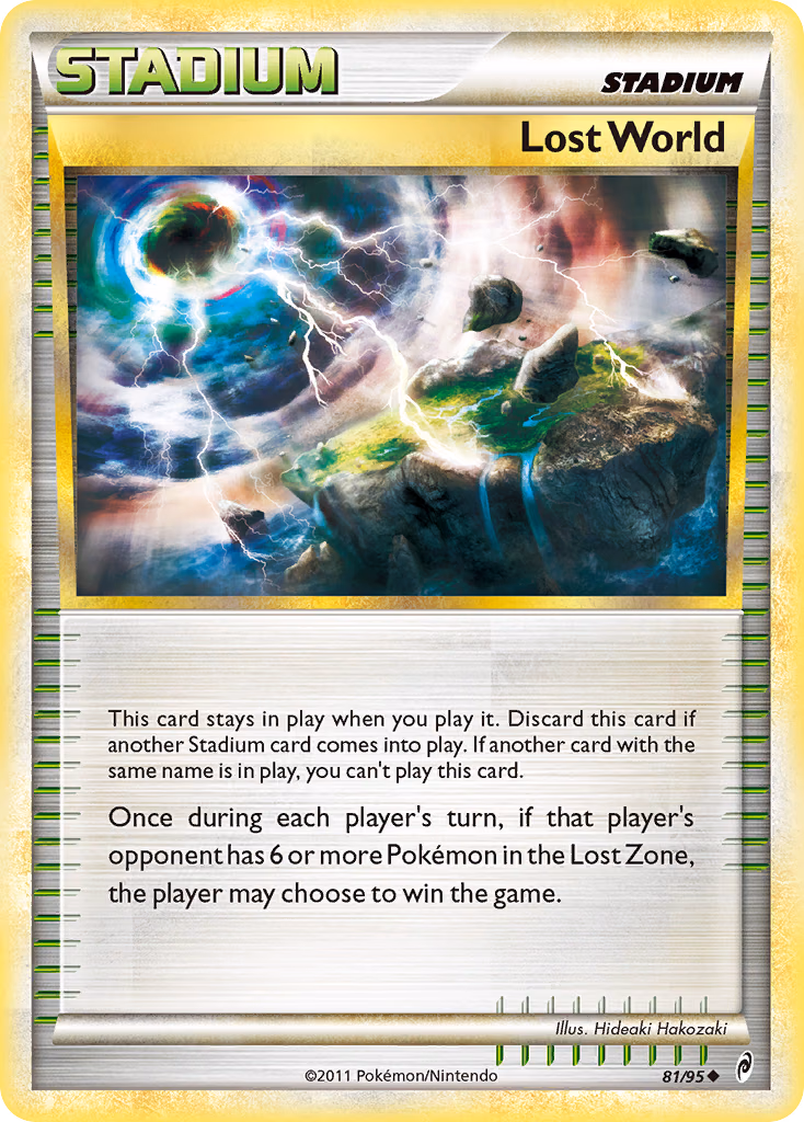 Lost World Pokemon card (81/95, Call of Legends)