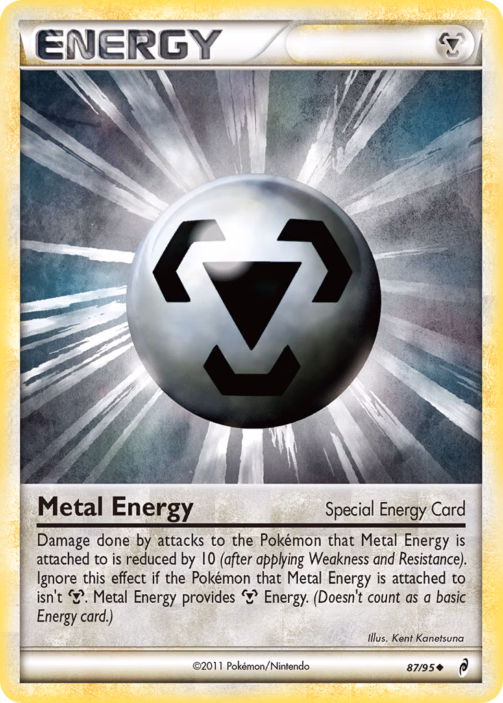Metal Energy Pokemon card (87/95, Call of Legends)