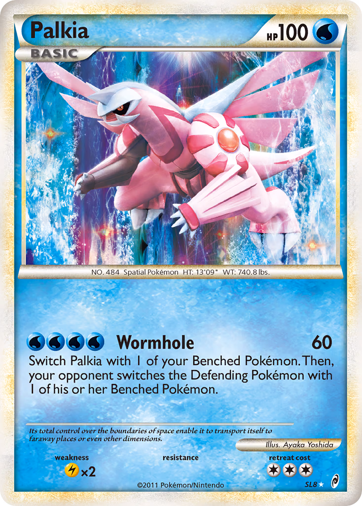 Palkia Pokemon card (SL8, Call of Legends)