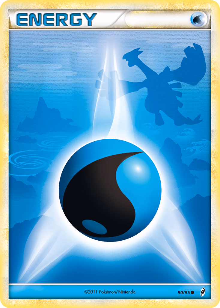 Water Energy Pokemon card (90/95, Call of Legends)