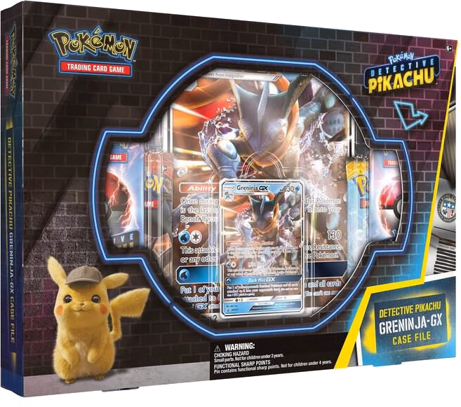 Pokemon Detective Pikachu Greninja GX Case File