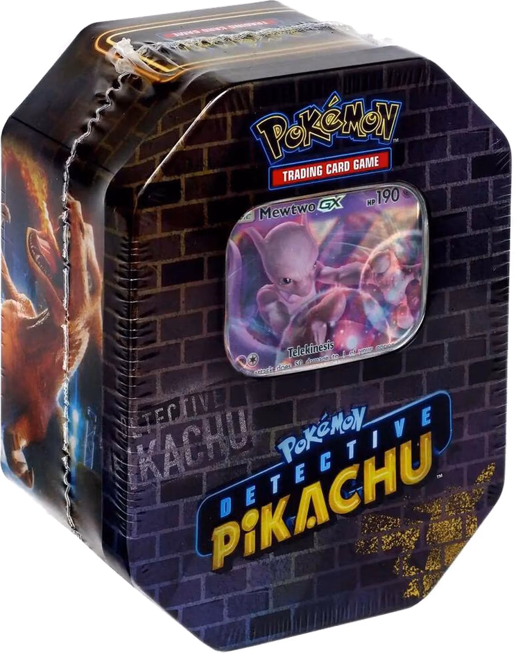 Pokemon Detective Pikachu Tin [Mewtwo]