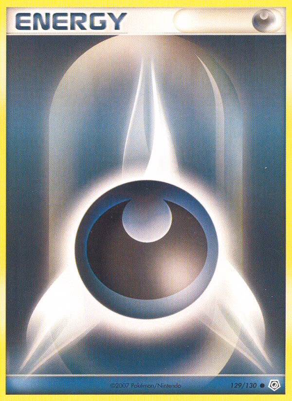 Darkness Energy Pokemon card (129/130, Diamond & Pearl)