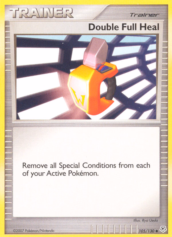 Double Full Heal Pokemon card (105/130, Diamond & Pearl)