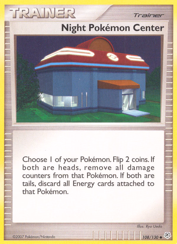 Night Pokémon Center Pokemon card (108/130, Diamond & Pearl)