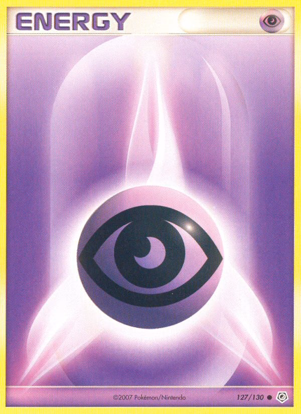 Psychic Energy Pokemon card (127/130, Diamond & Pearl)