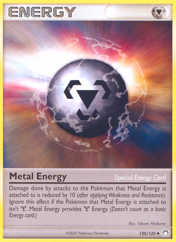 Metal Energy Pokemon card (120/123, Mysterious Treasures)