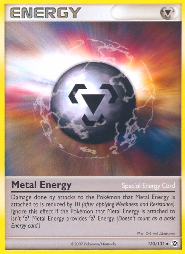 Metal Energy Pokemon card (130/132, Secret Wonders)