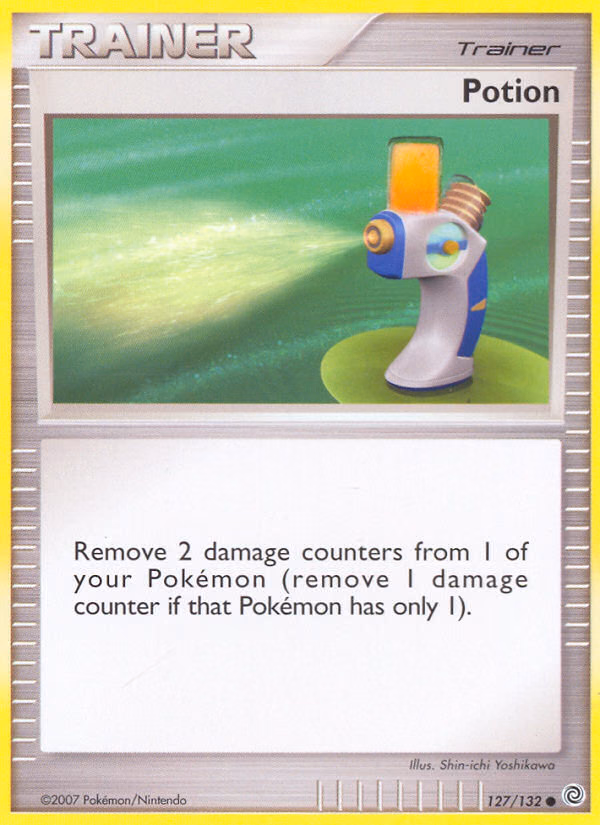 Potion Pokemon card (127/132, Secret Wonders)