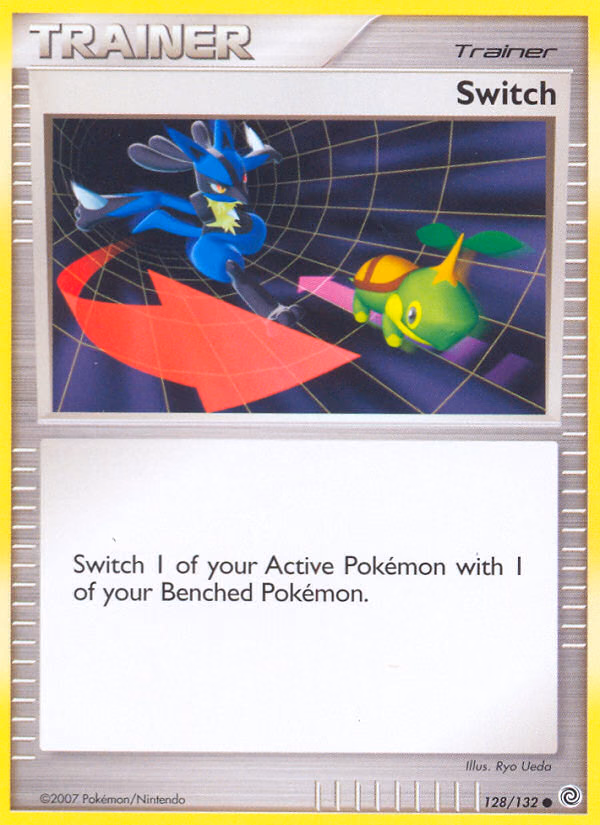 Switch Pokemon card (128/132, Secret Wonders)