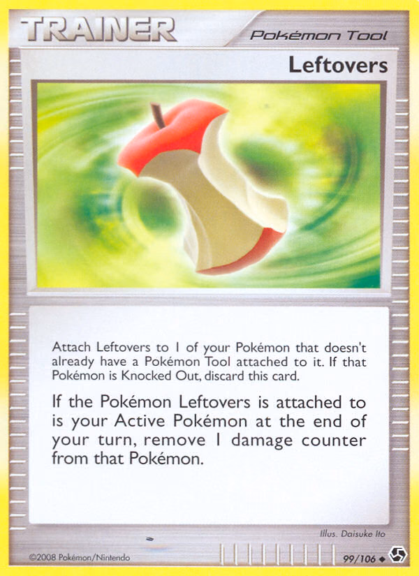 Leftovers Pokemon card (99/106, Great Encounters)