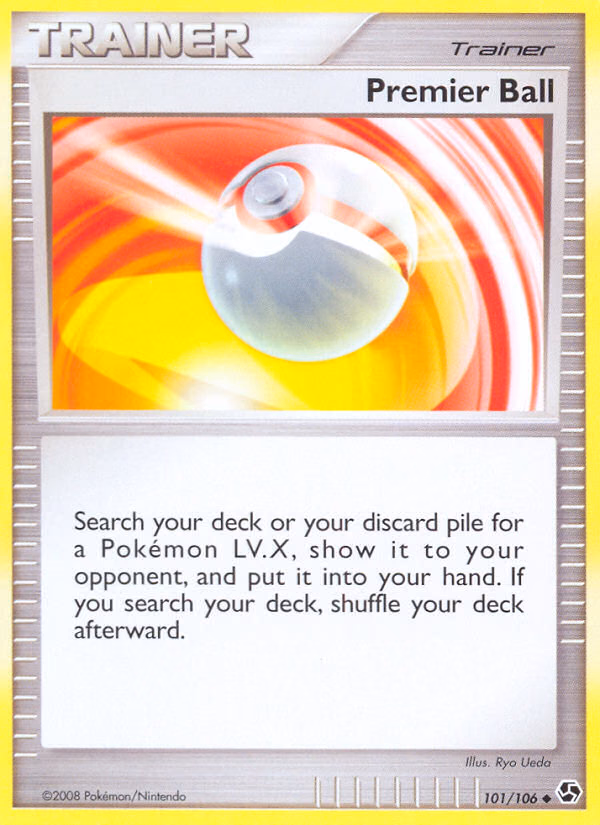 Premier Ball Pokemon card (101/106, Great Encounters)