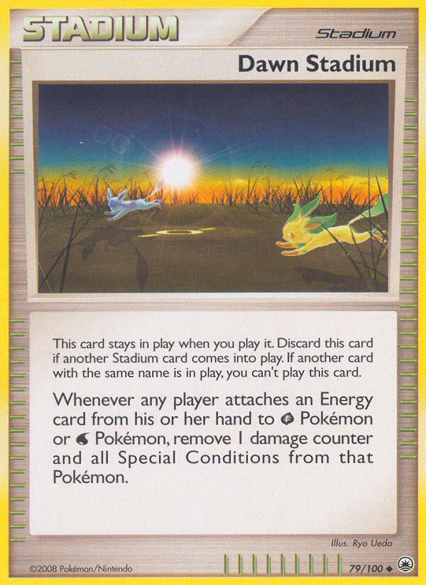 Dawn Stadium Pokemon card (79/100, Majestic Dawn)
