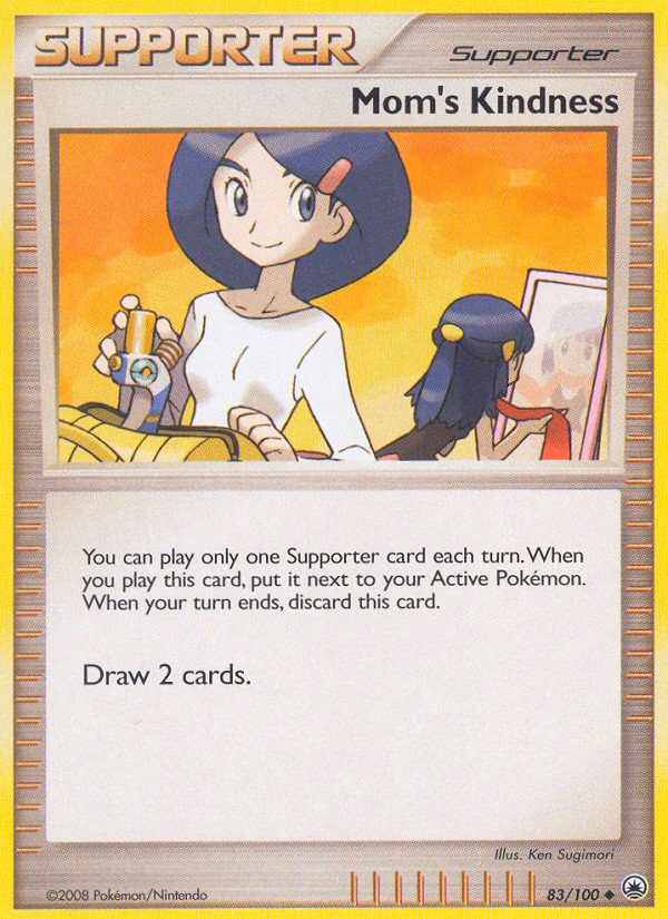 Mom's Kindness Pokemon card (83/100, Majestic Dawn)