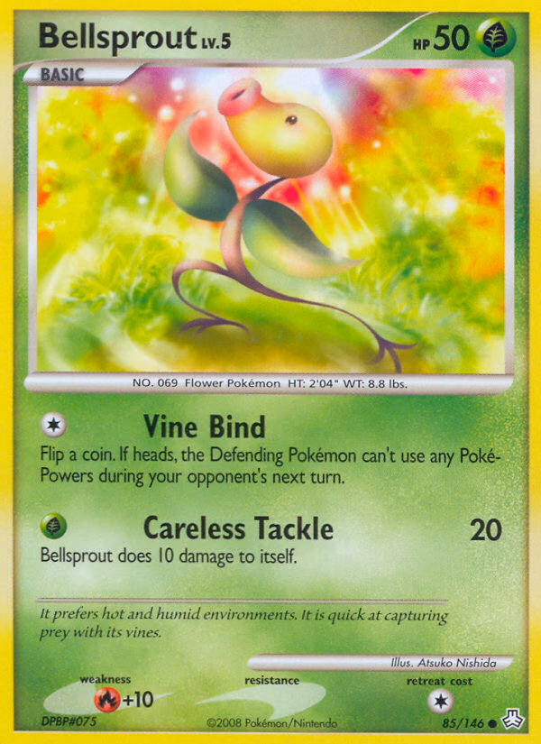 Bellsprout Pokemon card (85/146, Legends Awakened)