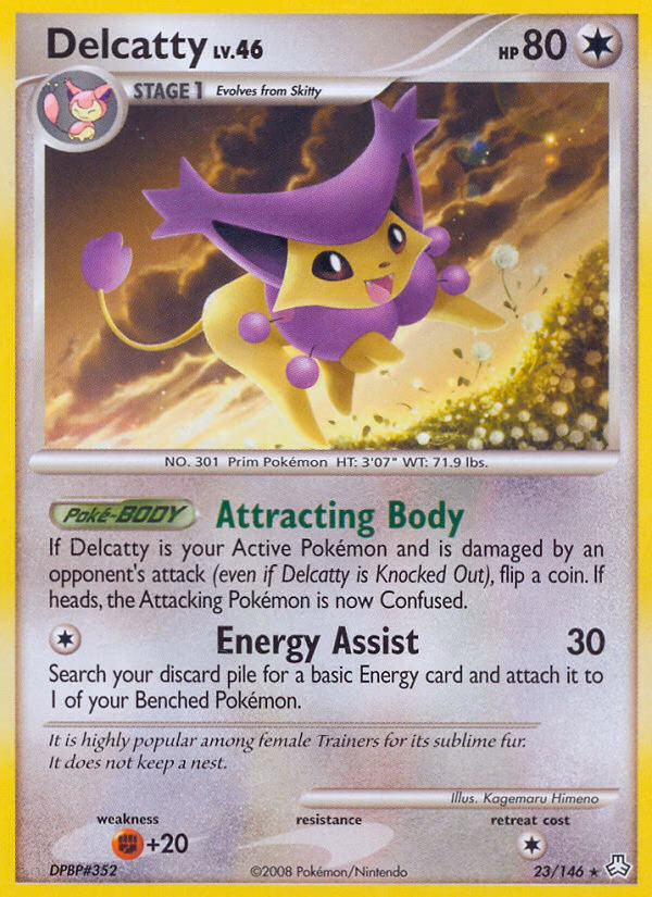 Delcatty Pokemon card (23/146, Legends Awakened)