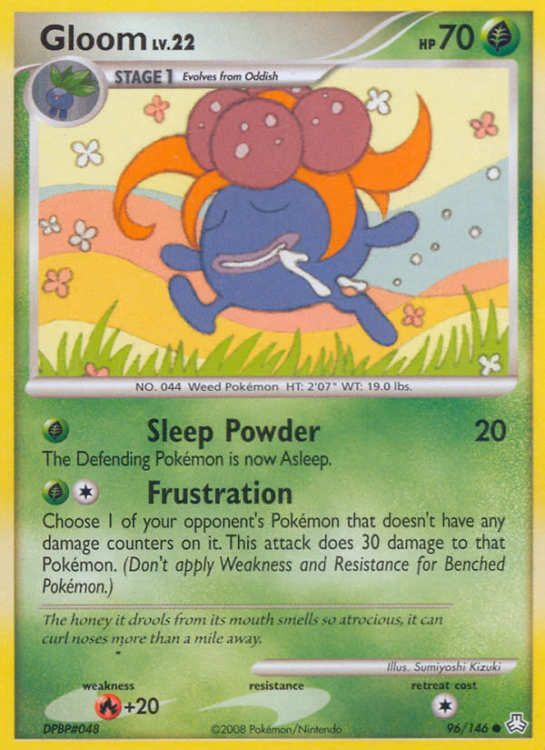 Gloom Pokemon card (96/146, Legends Awakened)