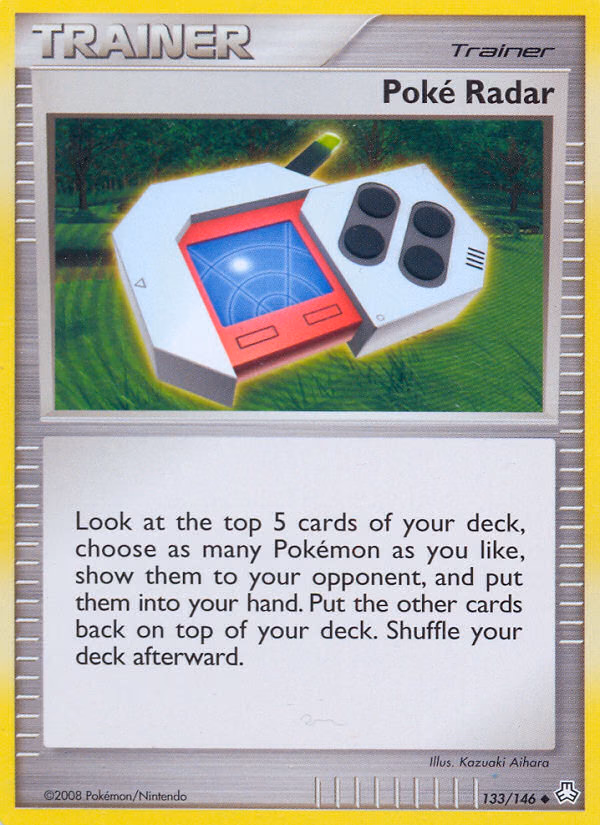 Poké Radar Pokemon card (133/146, Legends Awakened)