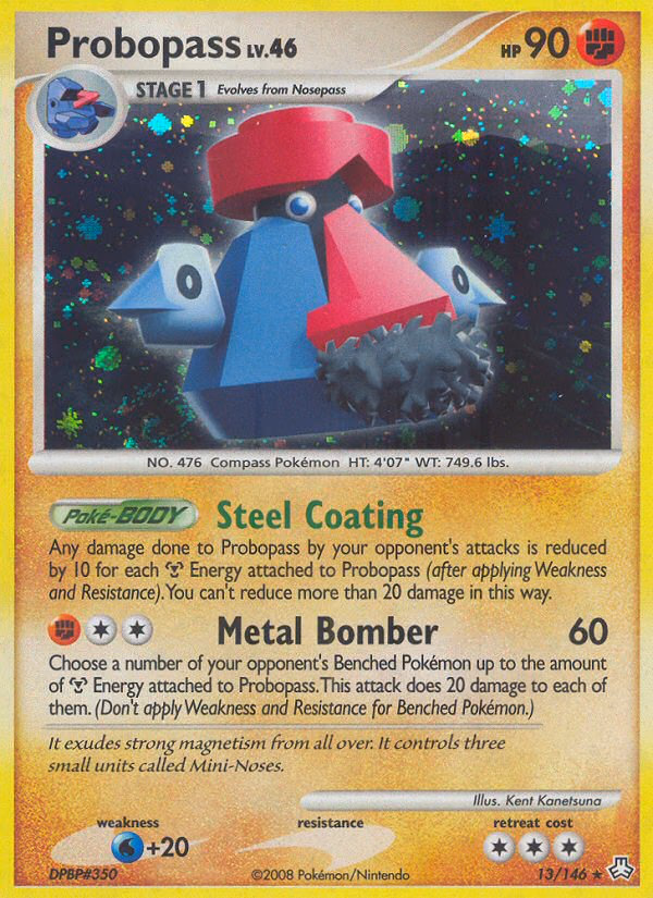 Probopass Pokemon card (13/146, Legends Awakened)