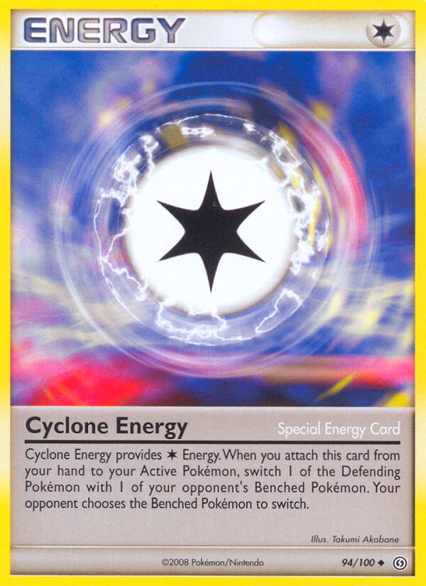 Cyclone Energy Pokemon card (94/100, Stormfront)