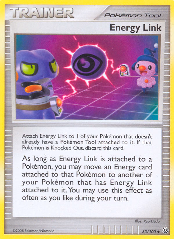 Energy Link Pokemon card (83/100, Stormfront)